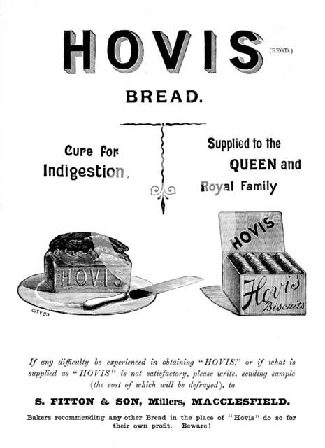 Advertisement for Hovis Bread, 1895. Creator: Unknown.