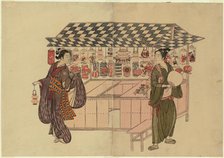 The Lantern Shop, c. 1765. Creator: Suzuki Harunobu.