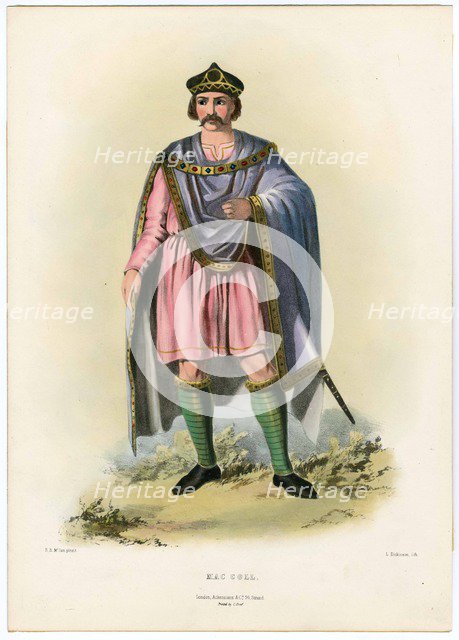 Mac Coll, from The Clans of the Scottish Highlands, pub. 1845 (colour lithograph)