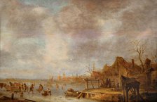 A winter day outside Haarlem, Between 1638 and 1640. Creator: Ostade, Isaac van  .
