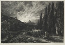 The Early Plowman, before 1861. Creator: Samuel Palmer (British, 1805-1881).
