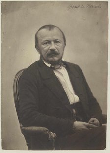 Portrait of Gérard de Nerval (1808-1855), 1854. Creator: Tournachon, Adrien (1825-1903).