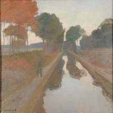 Le canal, 1894. Creator: Dulac, Charles-Marie (1865-1898).