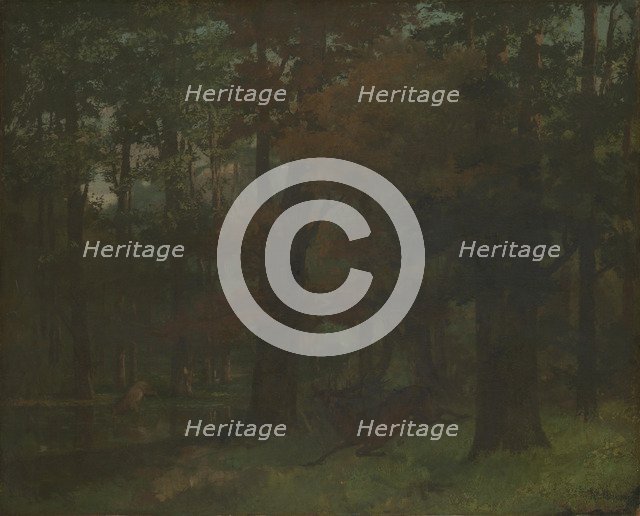 In the Forest. Artist: Courbet, Gustave (1819-1877)