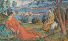 Rêverie. Creator: Robert, Paul Théophile (1879-1954).