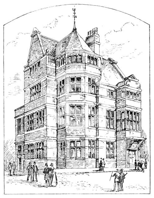 The new Liberal Club, Hampstead, 1890. Creator: Unknown.