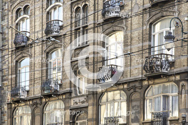 58 Avenue Princesse Elisabeth, Brussels, Belgium, (c1910), c2014-2017. Artist: Alan John Ainsworth.