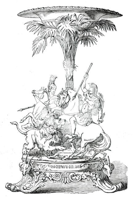 Prize Plate - Goodwood Races  - the Steward's Cup, 1850. Creator: Unknown.