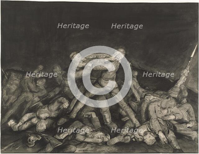 Ghost of Sergeant Pelly, 1918. Creator: George Wesley Bellows.