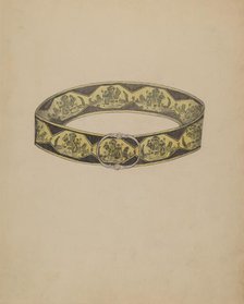 Belt, 1935/1942. Creator: Nancy Crimi.