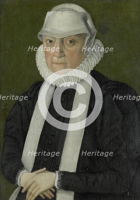 Portrait of a Woman, probably Anna Jagellonia, Queen of Poland, 1570-1580. Creator: Anon.