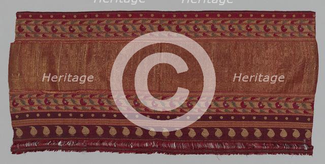 Part of a Sari, 1800s. Creator: Unknown.