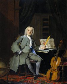 Portrait of a Member of the Van der Mersch Family, 1736. Creator: Cornelis Troost.