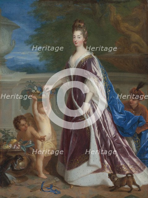 Portrait of Elizabeth Charlotte, Princess Palatine (1652-1722).
