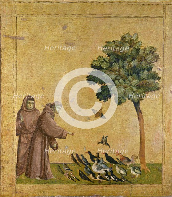 The Sermon to the Birds. Artist: Giotto di Bondone (1266-1377)