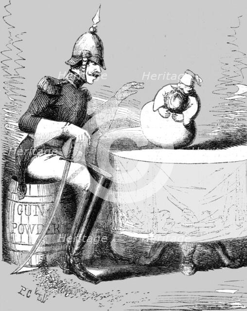 ' "I Cannot Upset This Little Turk"; The Crimea', 1854. Creator: Unknown.