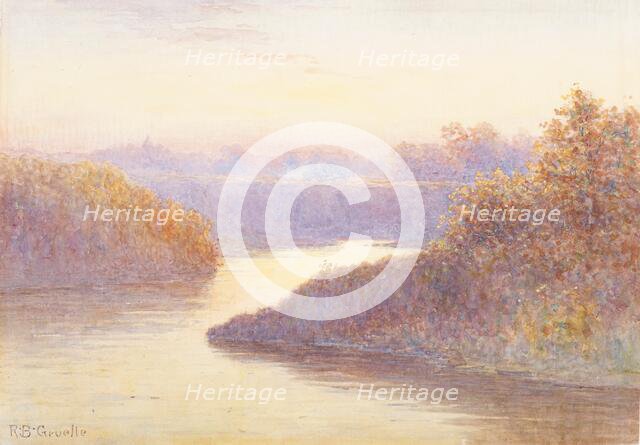Sunset Stream, date unknown. Creator: Richard Gruelle.