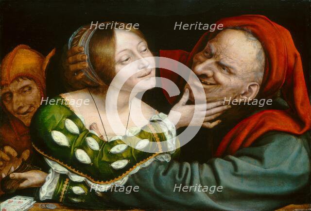 Ill-Matched Lovers, c. 1520/1525. Creator: Quentin Metsys I.