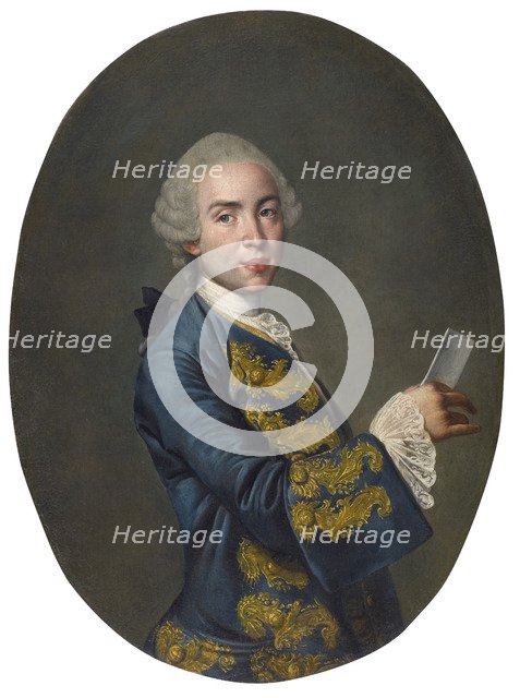 Portrait of a young man, ca 1760.