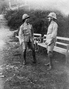 British soldiers, Chakrata, India, 1917. Artist: Unknown