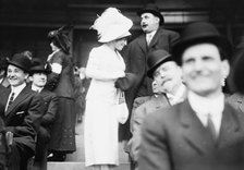 Chorus girl at TITANIC benefit, 1912. Creator: Bain News Service.