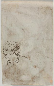 Figure Studies (verso), c. 1640-1649. Creator: Salvator Rosa (Italian, 1615-1673).