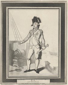 No. 9: Admiral, February 15, 1799. Creator: Henri Merke.