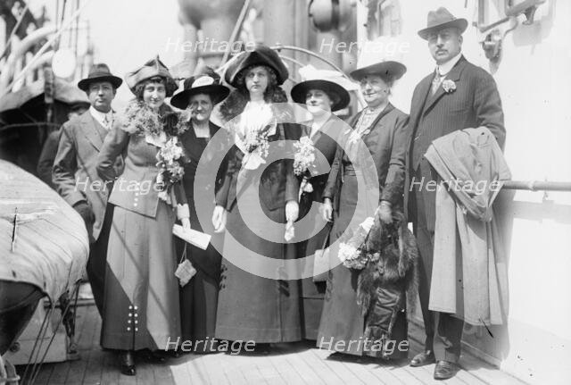 F.C. Smith, Madeleine Smith, Mrs. E. Holmes, Louise Day, Margaret Smith..., between c1910 and c1915. Creator: Bain News Service.