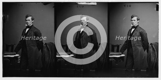 Unidentified man, ca. 1860-1865. Creator: Unknown.