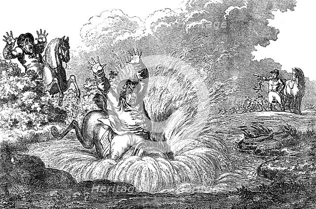 'Coming in at the Death', 1800. Artist: Unknown