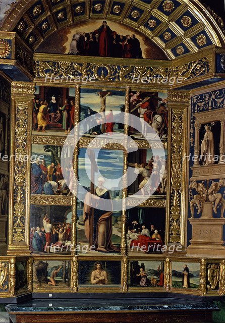 Altarpiece of Saint Helena, around 1521, Painting on wood.