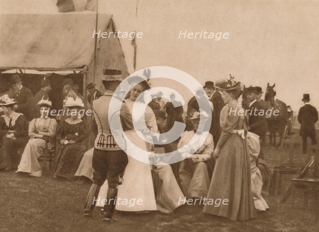 'Outdoor gathering', 1937.  Artist: Louis Guichard.