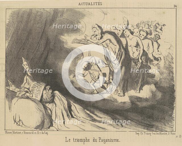 Le triomphe du paganisme, 19th century. Creator: Honore Daumier.