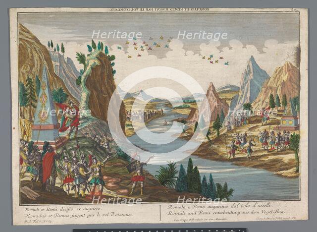 Omen in the flight of birds, 1742-1801.  Creator: Anon.