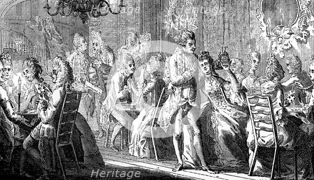 'The Female Coterie', 18th century.Artist: T Bonner