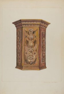 Wall Cupboard, 1935/1942. Creator: Samuel W. Ford.