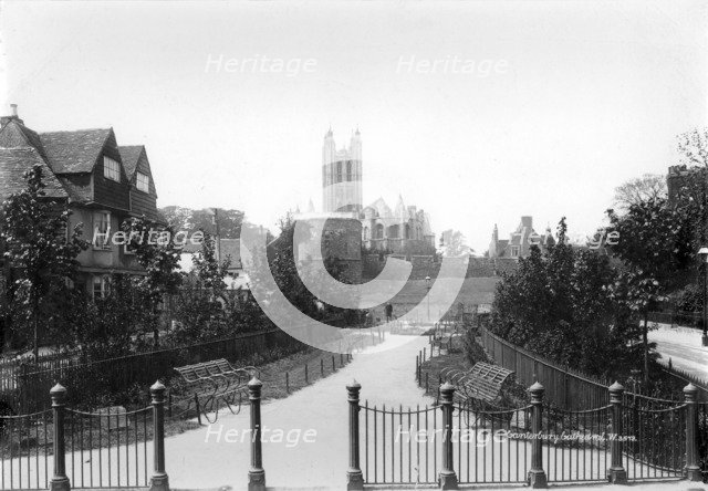 Canterbury Cathedral, Canterbury, Kent, 1890-1910. Artist: Unknown
