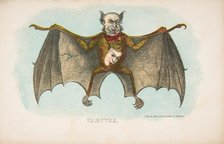 Vampyre, from The Comic Natural History of the Human Race, 1851. Creators: Henry Louis Stephens, L. Rosenthal.