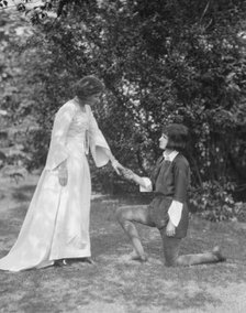Theatrical performance at Dongan Hall, 1921 May 27. Creator: Arnold Genthe.