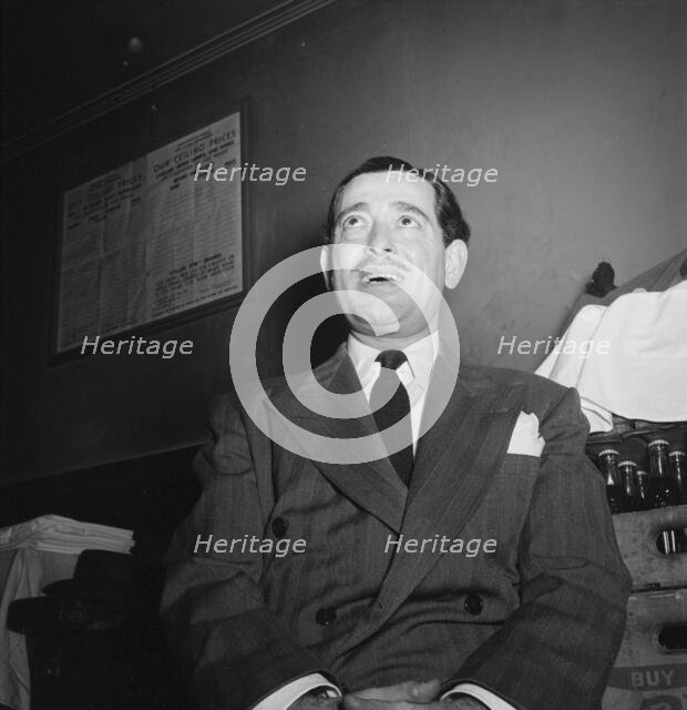 Portrait of Tony Parenti, Jimmy Ryan's (Club), New York, N.Y., ca. Aug. 1946. Creator: William Paul Gottlieb.