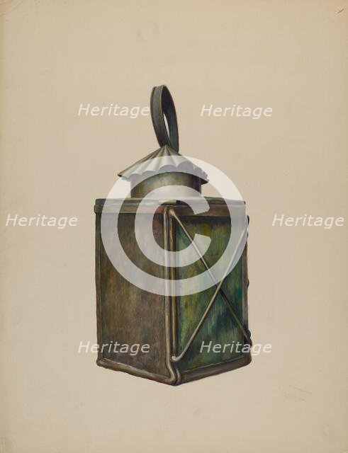 Lantern, c. 1938. Creator: Walter Hochstrasser.