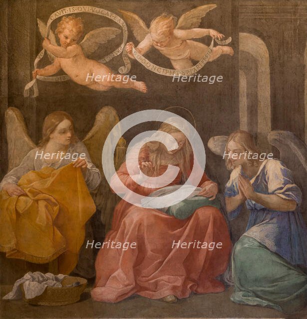 The Madonna Sewing, 1609-1610. Creator: Reni, Guido (1575-1642).