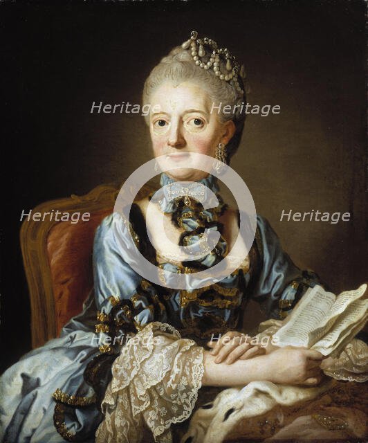Louise Ulrica, Queen of Sweden, 1770-1779. Creator: Lorens Pasch the Younger.