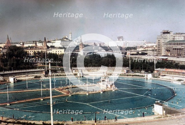 The Moskva Pool, 1970s.