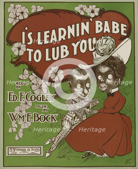 'I's learnin' babe to lub you!', 1901. Creator: Unknown.