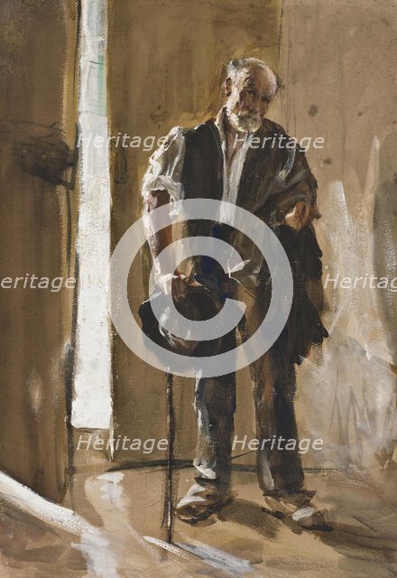 Spanish Beggar, 1882. Creator: Ernst Josephson.