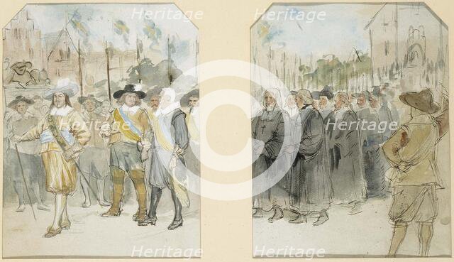 Inauguration of the Academy in Turku 1640, Alternative Entry for the Competition, 1890. Creator: Albert Edelfelt.