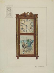 Mantle Clock, c. 1938. Creator: John B. Moll.