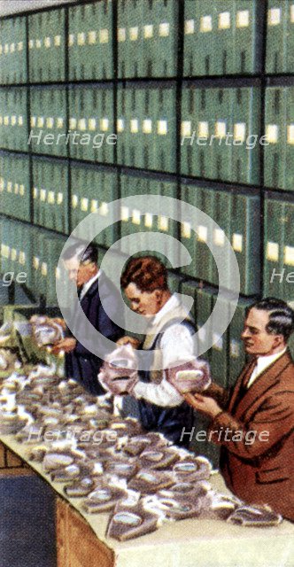 Air Raid Precautions, cigarette card, British, 1938. Artist: Unknown