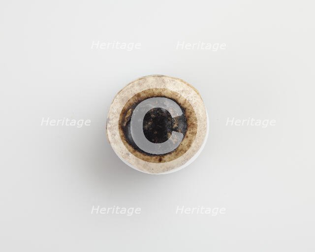 Eye-bead, with a horizontal bore, Possibly Ptolemaic Dynasty, 305-30 BCE. Creator: Unknown.